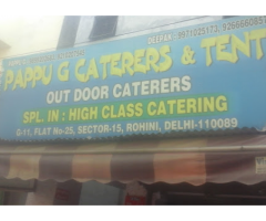 Pappu G Caterers & Tent,Rohini